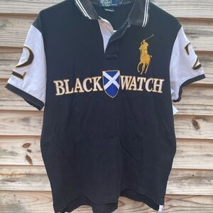 **SOLD**. Polo Black Watch 2 collar shirt